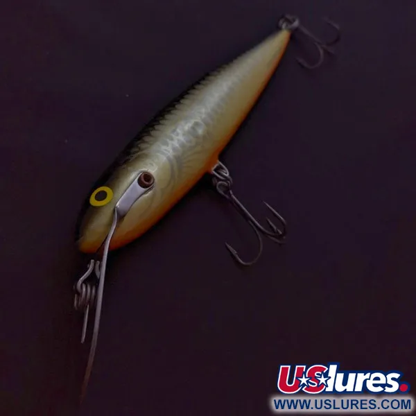 Vintage   Salmo Whitefish 13 metal lip, 1oz Shed fishing lure #24283