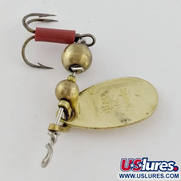 Vintage   Mepps Aglia 0 (1960s), 3/32oz gold spinning lure #24289