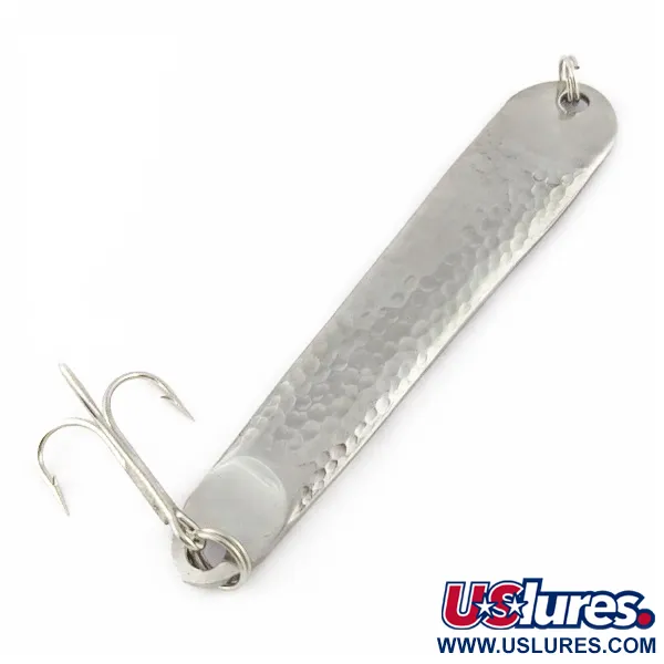 Vintage   Hopkins No=Eql 4, 2 1/2oz nickel fishing spoon #24291