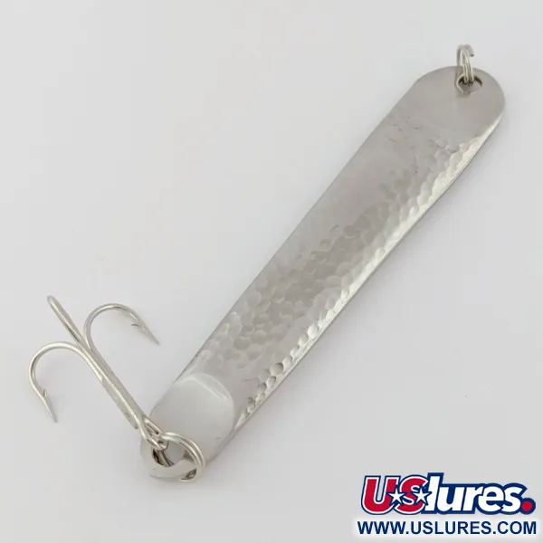 Vintage   Hopkins No=Eql 4, 2 1/2oz nickel fishing spoon #24291