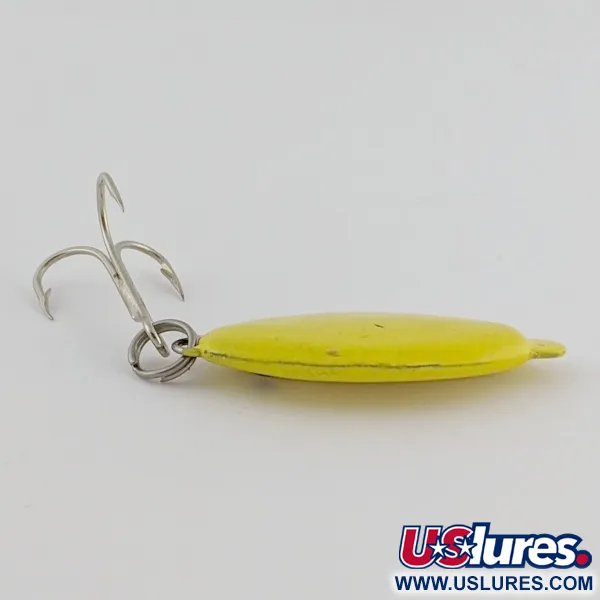 Vintage   Worth Slab Jig , 2/3oz yellow fishing spoon #24294