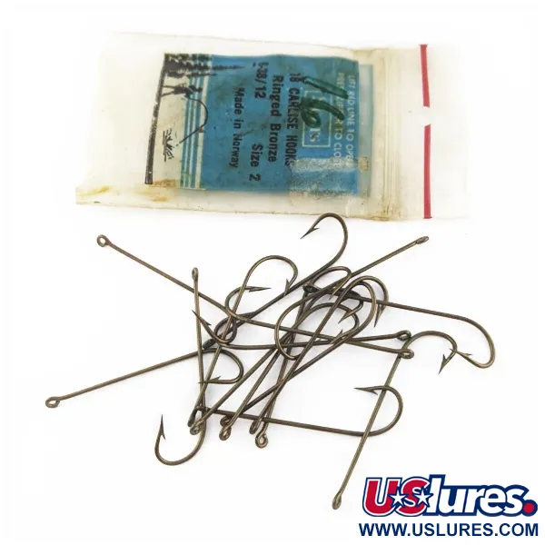   Mustad Sears Carlise hooks size 2,   fishing #24308