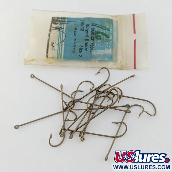   Mustad Sears Carlise hooks size 2,   fishing #24308