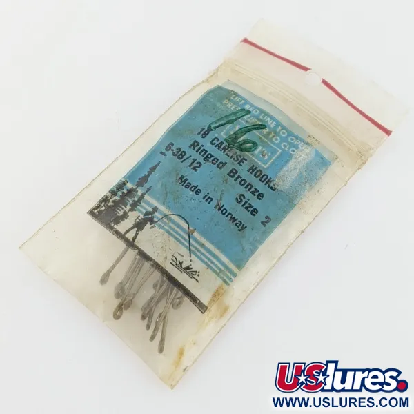   Mustad Sears Carlise hooks size 2,   fishing #24308