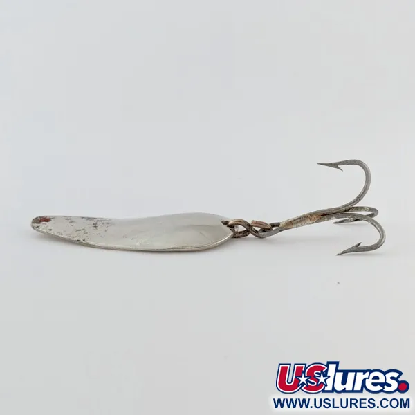 Vintage   Dura Pack Spoon, 2/5oz Nickel fishing spoon #24309