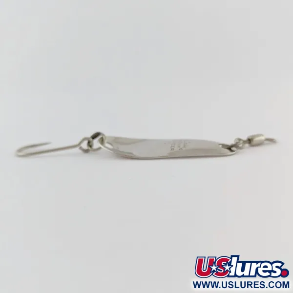 Vintage   Les Davis Canadian Wonder 1, 3/32oz nickel/gold fishing spoon #24314