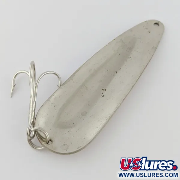 Vintage   Worth Chippewa, 3/4oz Nickel fishing spoon #24315