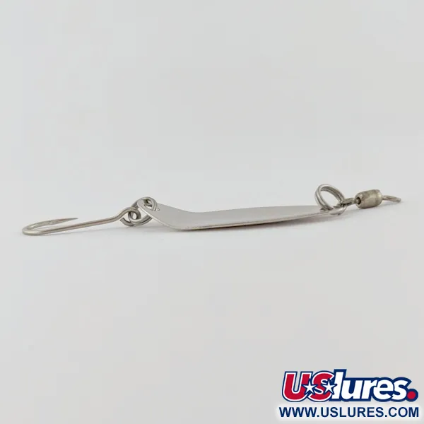 Vintage  Hildebrandt Spinners Hildebrandt Little Shaver 3, 1/16oz Nickel fishing spoon #24318