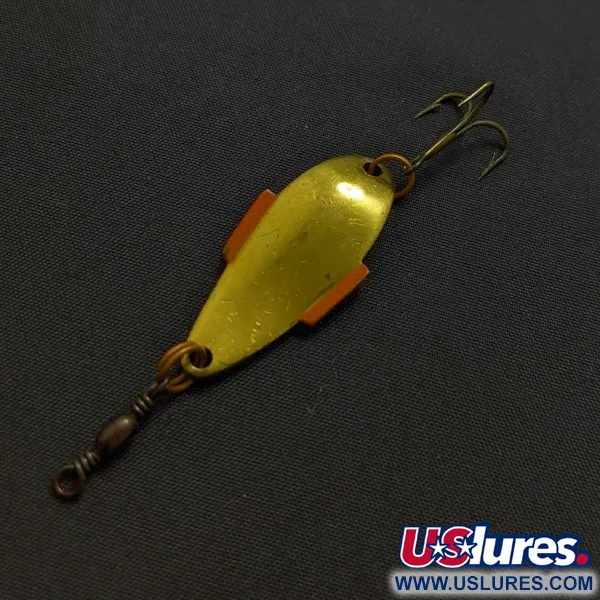 Vintage  Abu Garcia Abu Little Daffy, 1/4oz gold/red fishing spoon #24319
