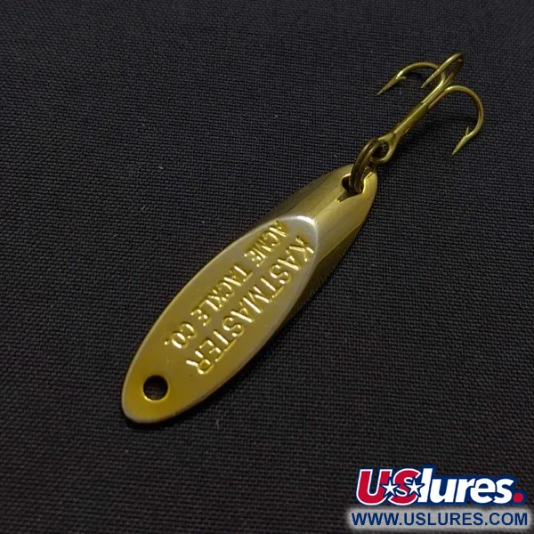Vintage  Acme Kastmaster, 1/8oz gold fishing spoon #24322