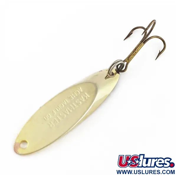 Vintage  Acme Kastmaster, 1/4oz gold fishing spoon #24325