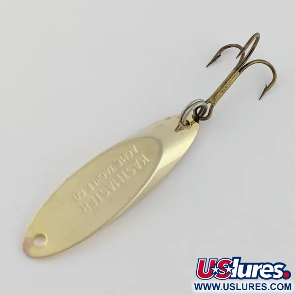 Vintage  Acme Kastmaster, 1/4oz gold fishing spoon #24325