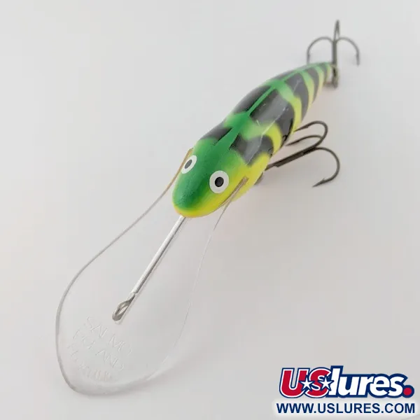 Vintage   Salmo Perch 12 Floating, 1 1/4oz Hot Perch fishing lure #24329