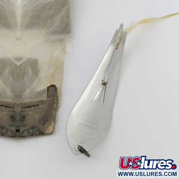  L. B. Huntington Company Inc LB Huntindton Drone Spoon, 1oz nickel fishing spoon #24335