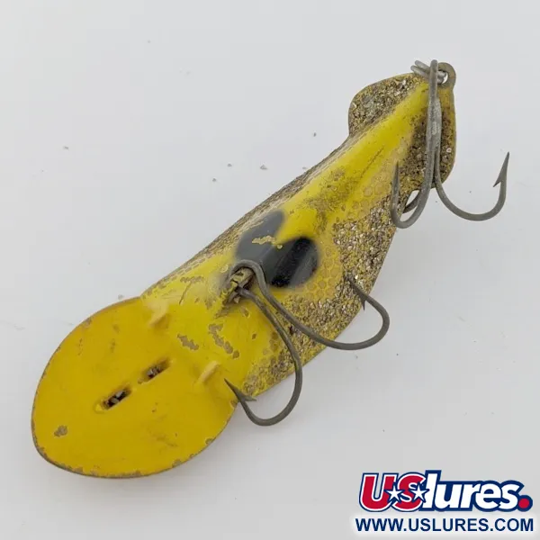 Vintage   Buck Perry Spoonplug, 1/2oz gold fishing spoon #24341