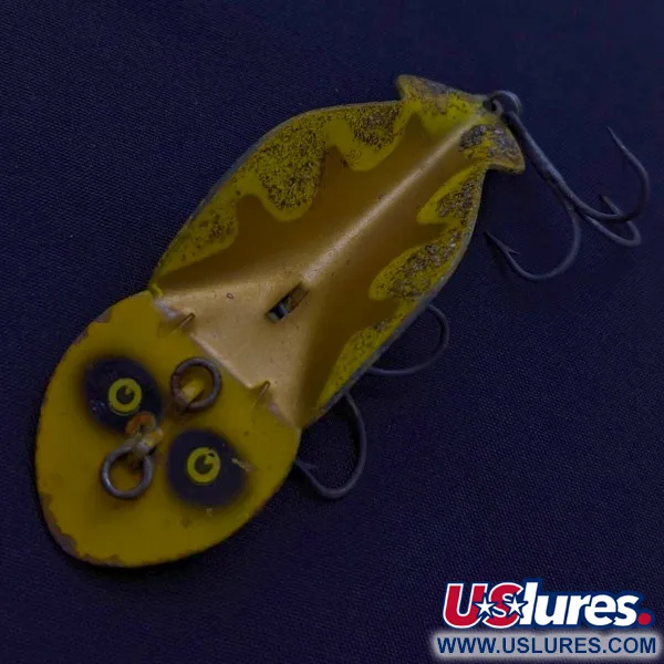 Vintage   Buck Perry Spoonplug, 1/2oz gold fishing spoon #24341