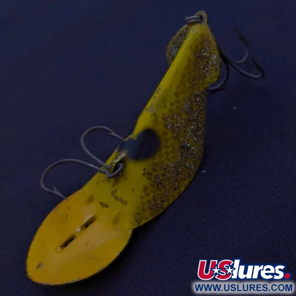 Vintage   Buck Perry Spoonplug, 1/2oz gold fishing spoon #24341