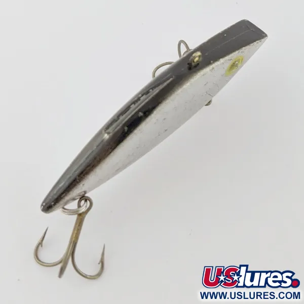 Vintage   Bill Lewis Rat-L-Trap, 1/2oz RT 25 Nickel Black Back fishing lure #24343