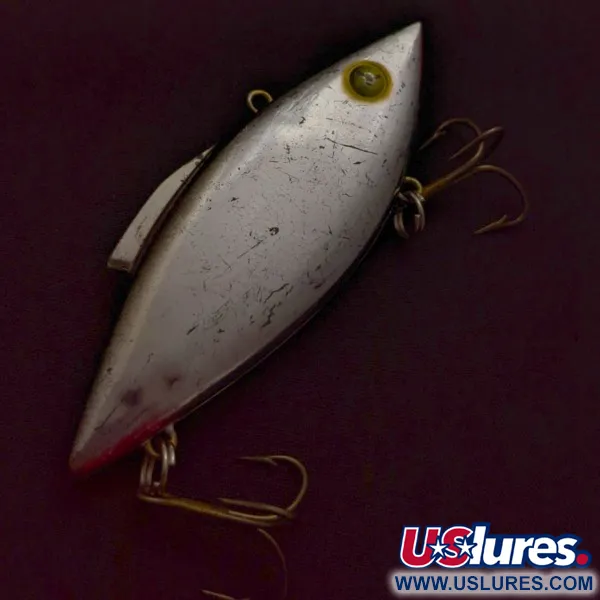 Vintage   Bill Lewis Rat-L-Trap, 1/2oz RT 25 Nickel Black Back fishing lure #24343