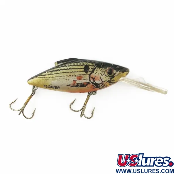 Vintage   Bill Lewis DIVIN' MAG TRap Rat-L-Trap Floater, 2/5oz Shad fishing lure #24344