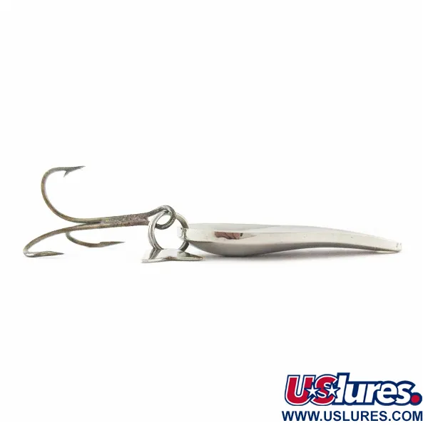 Vintage   Acme K.O. Wobbler, 1/2oz Nickel fishing spoon #24348