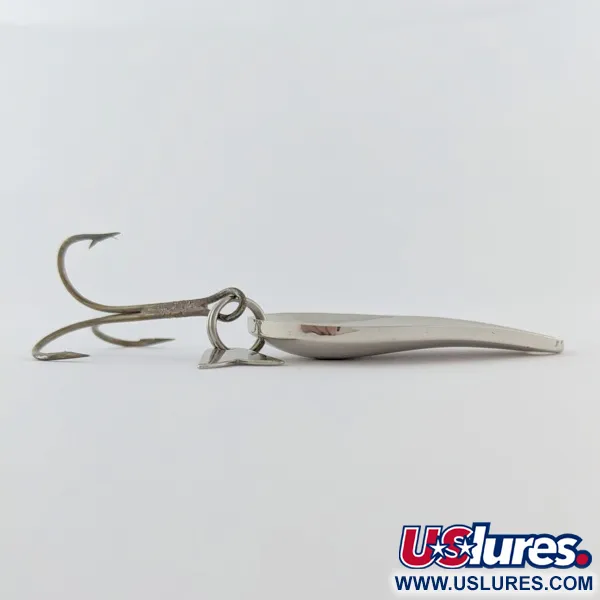Vintage   Acme K.O. Wobbler, 1/2oz Nickel fishing spoon #24348