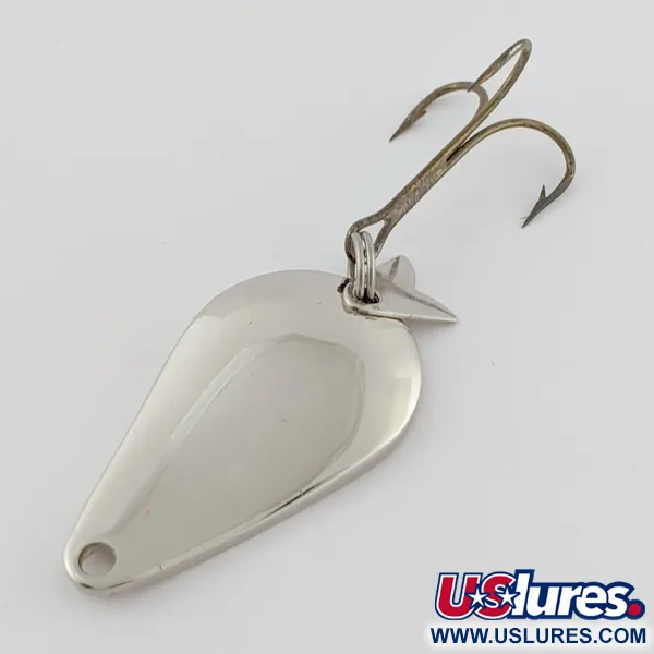 Vintage   Acme K.O. Wobbler, 1/2oz Nickel fishing spoon #24348