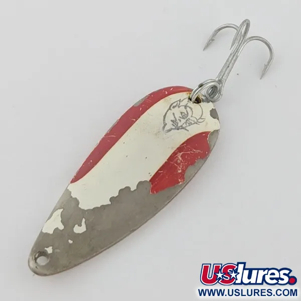 Vintage  Eppinger Dardevle Spinnie, 1/3oz Red Devle fishing spoon #24350