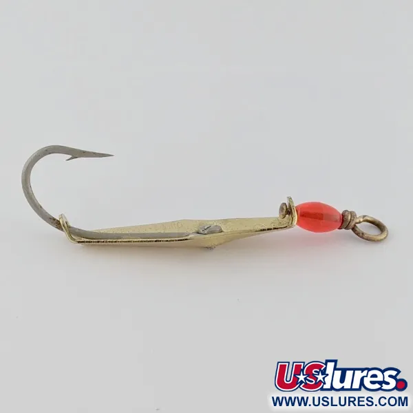 Vintage   James E. Clark Clark Spoon 00, 1/8oz gold fishing spoon #24355