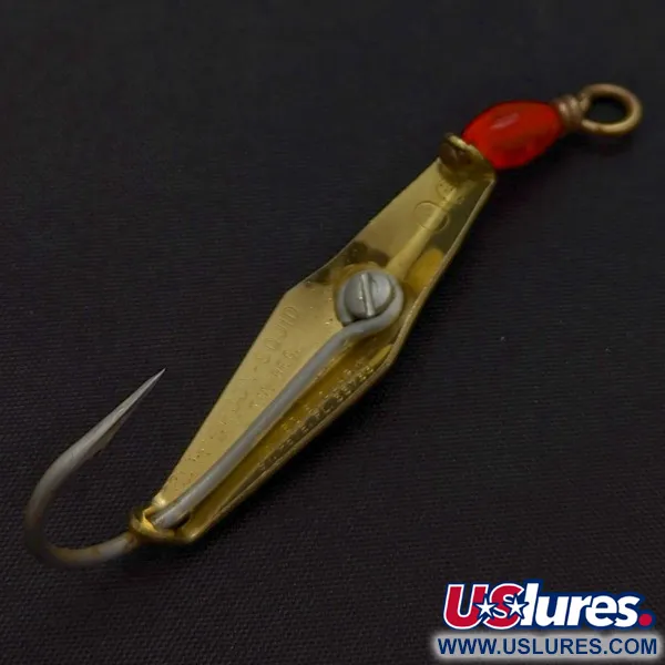 Vintage   James E. Clark Clark Spoon 00, 1/8oz gold fishing spoon #24355