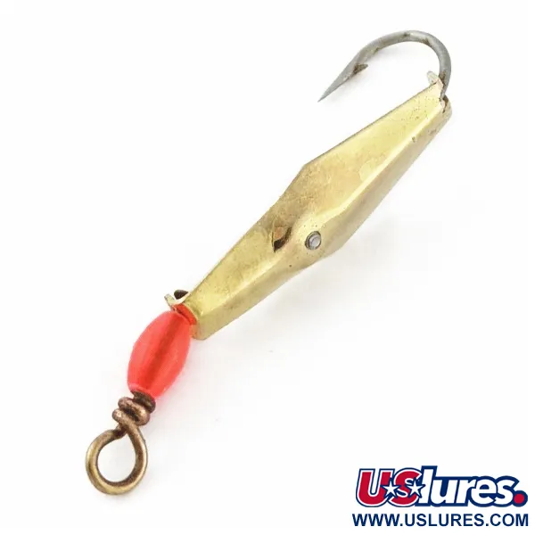 Vintage   James E. Clark Clark Spoon 00, 1/8oz gold fishing spoon #24355