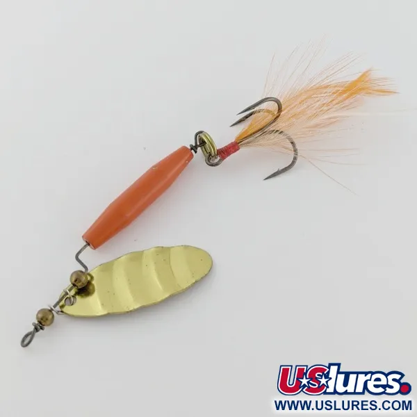 Vintage   Worth #301, 1/3oz red/black/gold spinning lure #24357
