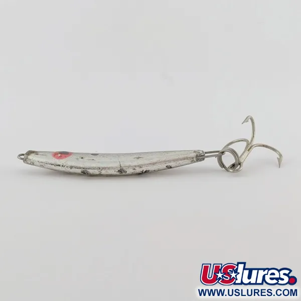 Vintage  Mann's Bait  Mann's Mann O Lure jig​, 1oz Nickel fishing spoon #24358
