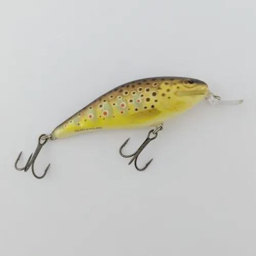 Vintage   Salmo Executor  7 Shallow, 1/4oz Brown Trout fishing lure #24370