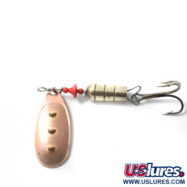Vintage  Abu Garcia ABU svangsta spinner, 2/5oz Copper / Brass / Red spinning lure #0044
