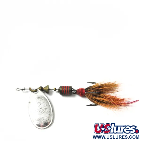 Vintage   Mepps Aglia 2 dressed (with tail), 3/16oz  spinning lure #0046