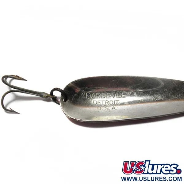 Vintage  Eppinger Dardevle, 1oz Red / Ivory fishing spoon #0063