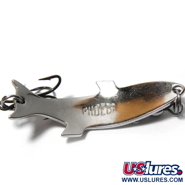Vintage  Acme Phoebe, 3/16oz Nickel fishing spoon #0070
