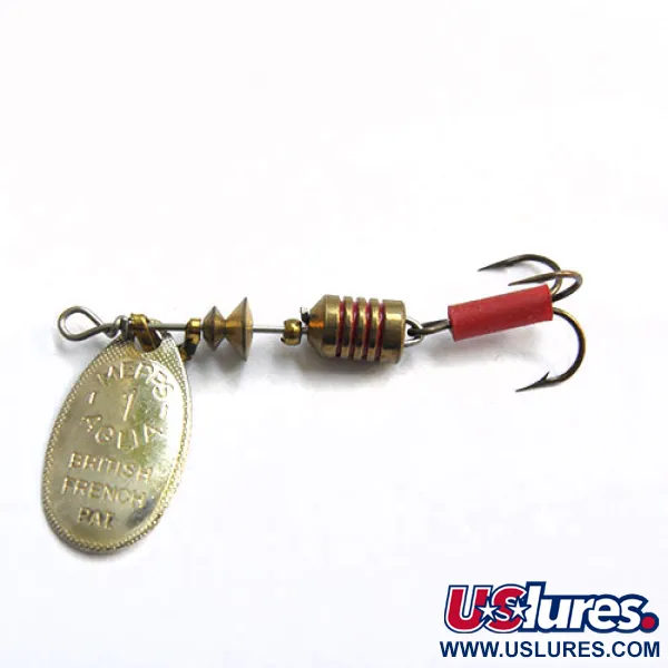 Vintage   Mepps Aglia 1, 1/8oz Nickel spinning lure #0147