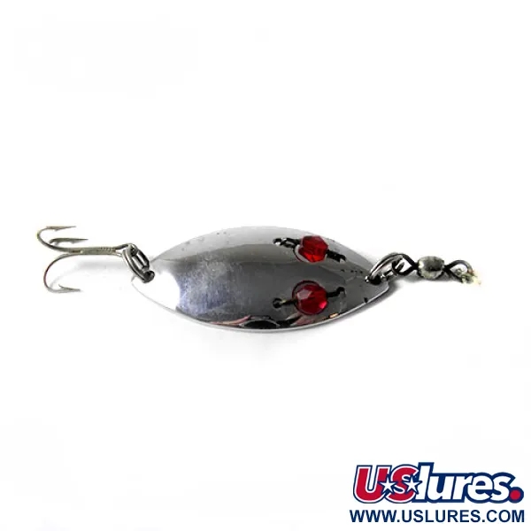 Vintage   Red Eye Hofschneider, 1/4oz Nickel / Red Eyes fishing spoon #0172