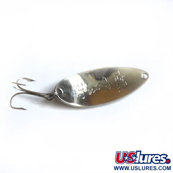 Vintage  Seneca Little Cleo (Hula Girl), 1/2oz Nickel fishing spoon #0177