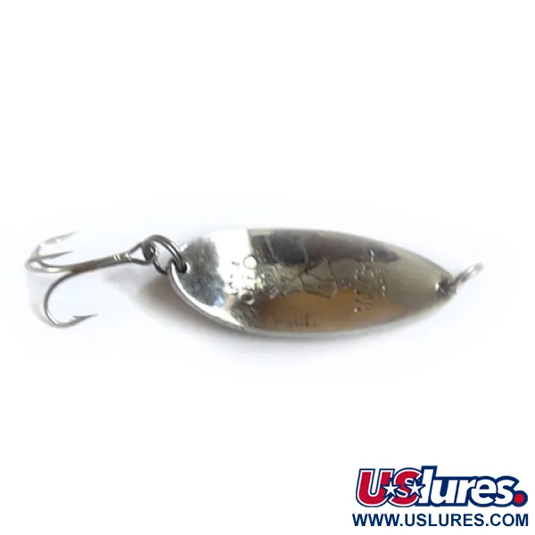 Vintage  Seneca Little Cleo (Hula Girl), 2/3oz Nickel fishing spoon #0176
