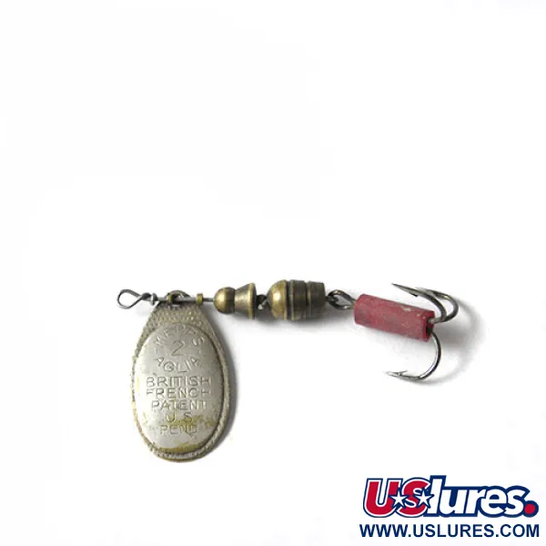 Vintage   Mepps Aglia 2, 3/16oz Silver spinning lure #0199