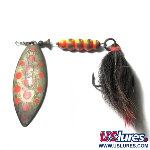 Vintage    Mepps Giant Killer, 1oz Brass / Red spinning lure #0203