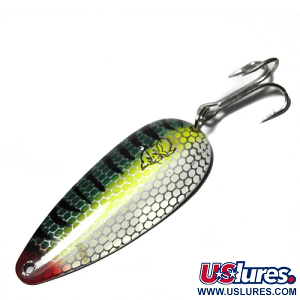 Vintage  Eppinger Dardevle Dardevlet, 3/4oz Perch fishing spoon #0262