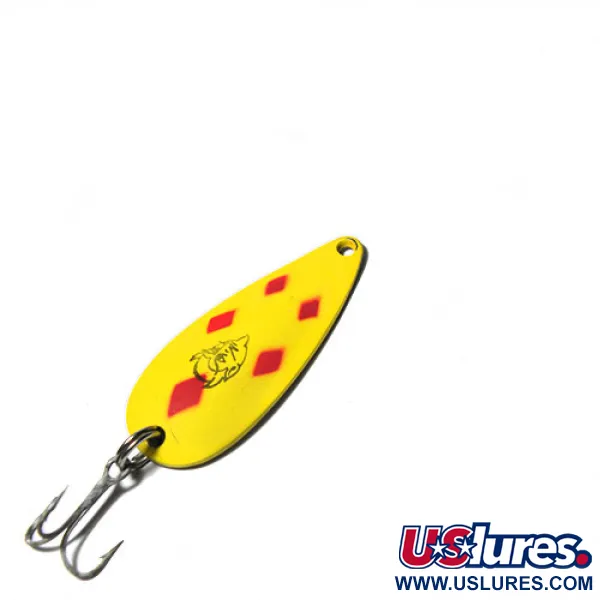 Vintage  Eppinger  Dardevle Spinnie, 1/3oz Yellow / Red fishing spoon #0271