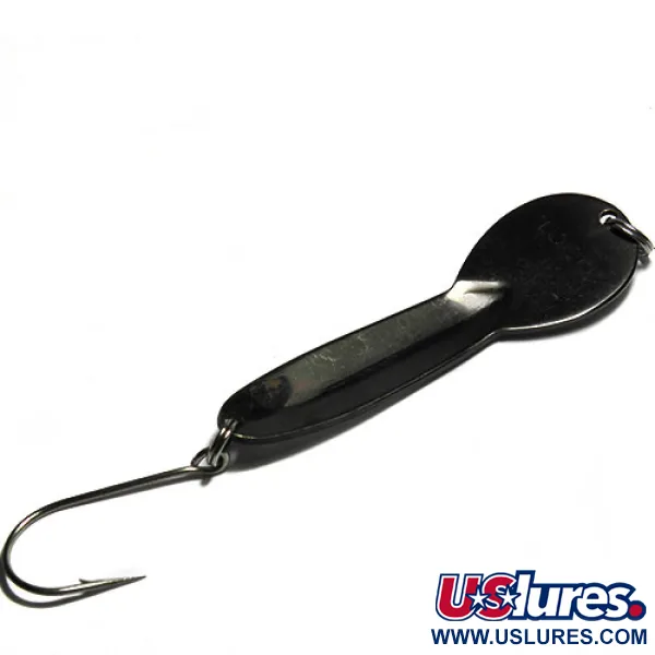 Vintage   Loco Luhr Jensen , 3/4oz Black / Hologram fishing spoon #0281