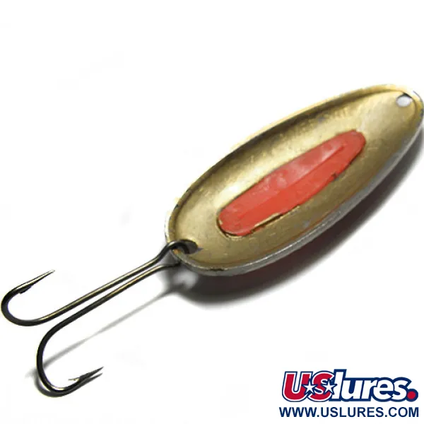 Vintage   Pixee Blue Fox, 3/4oz Nickel / Red fishing spoon #0288