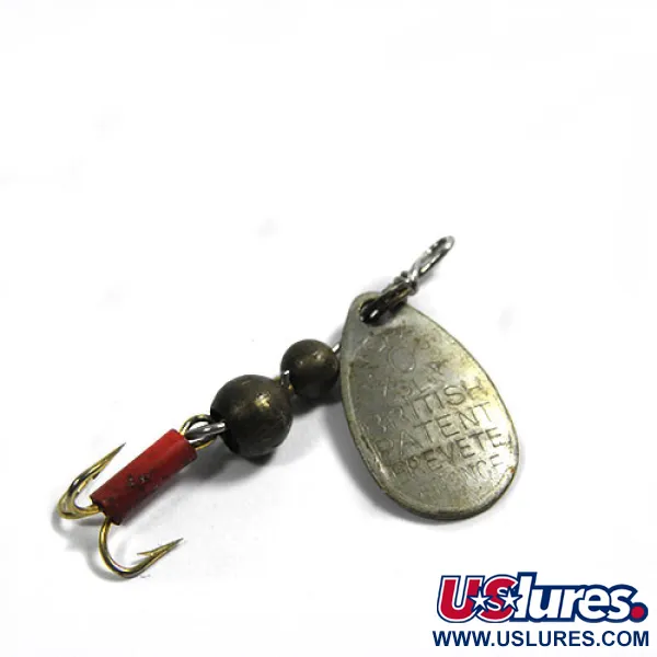 Vintage   Mepps Aglia 0, 3/32oz Silver spinning lure #0316