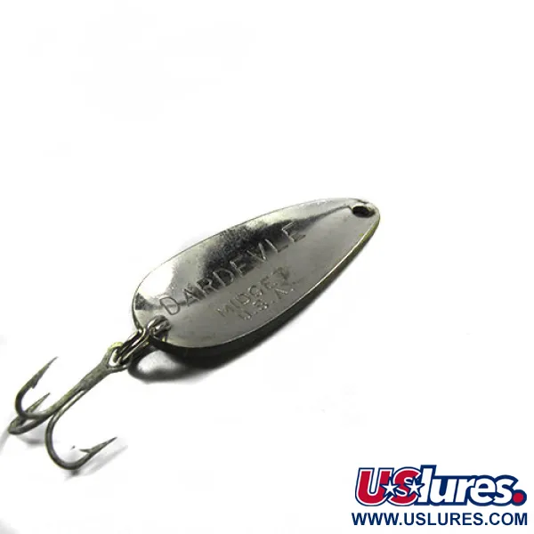 Vintage  Eppinger Dardevle Midget, 3/16oz Frog (Green) fishing spoon #0332